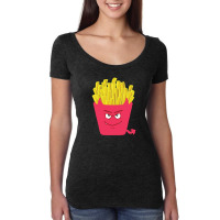 Evil Fries Women's Triblend Scoop T-shirt | Artistshot