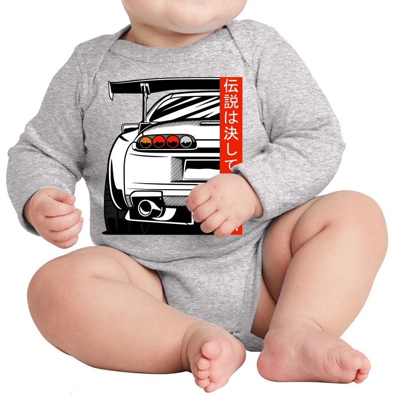 2jz J.d.m Ja.pan.ese Do.mes.tic Market Tuning Retro 90s Car Legend Long Sleeve Baby Bodysuit by good0396 | Artistshot