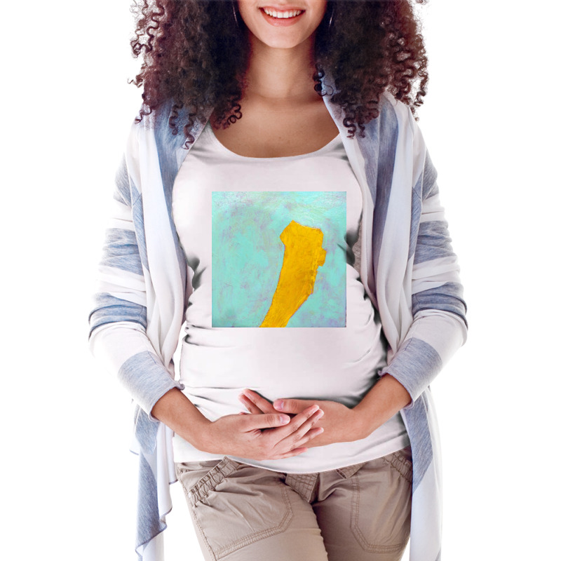 Abstract 2008 Maternity Scoop Neck T-shirt by Donald | Artistshot