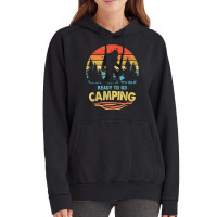 Camping Camping Funny Bigfoot Ready To Go Camping Vintage Hoodie | Artistshot