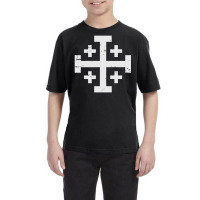 Crusader Cross Of Jerusalem Youth Tee | Artistshot