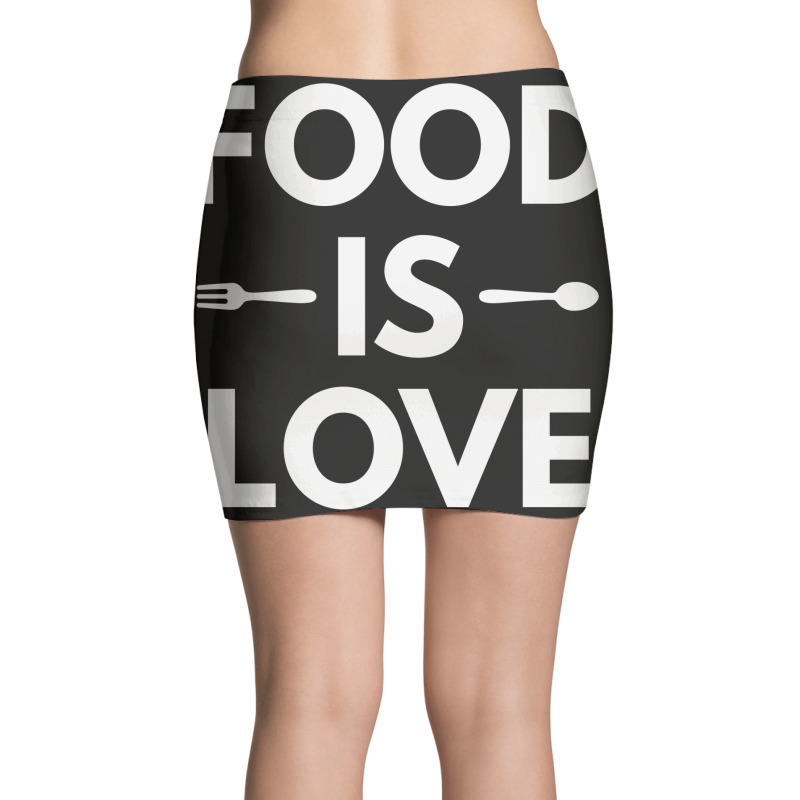 Food Is Love Mini Skirts | Artistshot