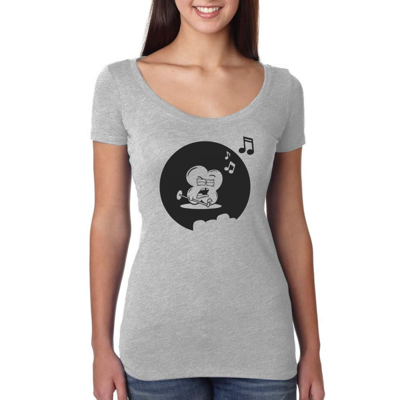 Angry Popstar Women's Triblend Scoop T-shirt by marla_arts | Artistshot