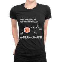 Humor Nerdy Chemistry T Shirt Gifts Amino Acid For Women Men Ladies Fitted T-shirt | Artistshot