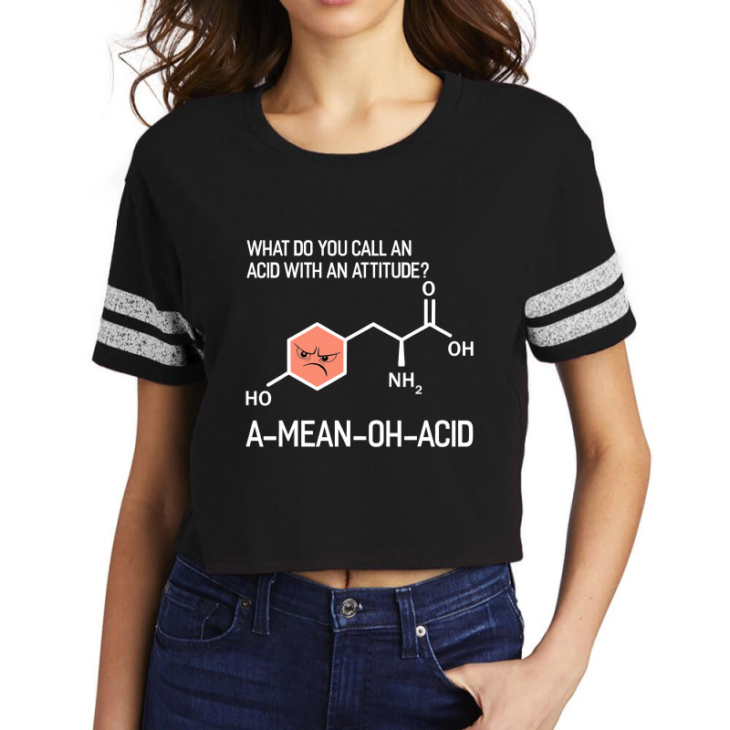 Humor Nerdy Chemistry T Shirt Gifts Amino Acid For Women Men Scorecard Crop Tee by HUUY | Artistshot