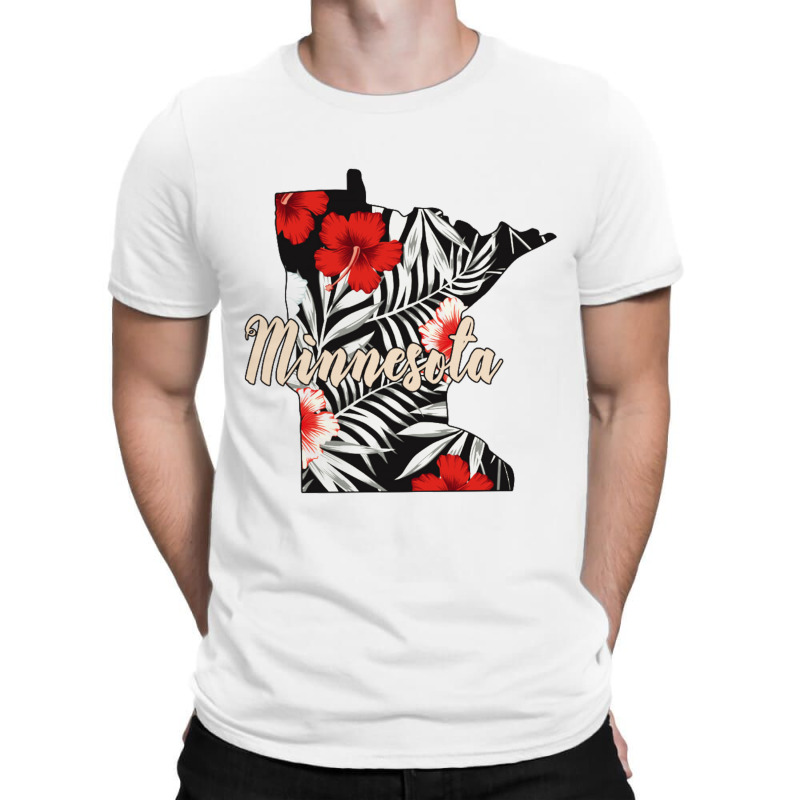 Minnesota Map T-shirt | Artistshot