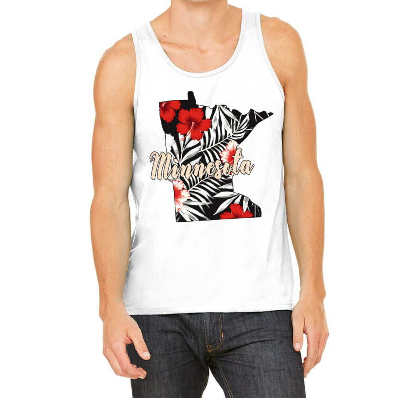 Minnesota Map Tank Top | Artistshot