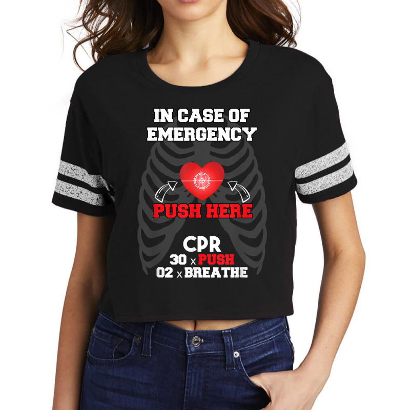 Funny Cpr Instructor First Aid For Nurses Cpr Instructor T Shirt Scorecard Crop Tee by johnjosephmenk | Artistshot