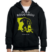 Home Of The Rougarou   Louisiana, Usa Cryptid T Shirt Youth Zipper Hoodie | Artistshot