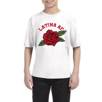 Latina Af Rose Youth Tee | Artistshot