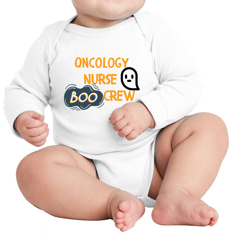 Oncology Nurse Boo Crew Long Sleeve Baby Bodysuit by kabasubrata | Artistshot