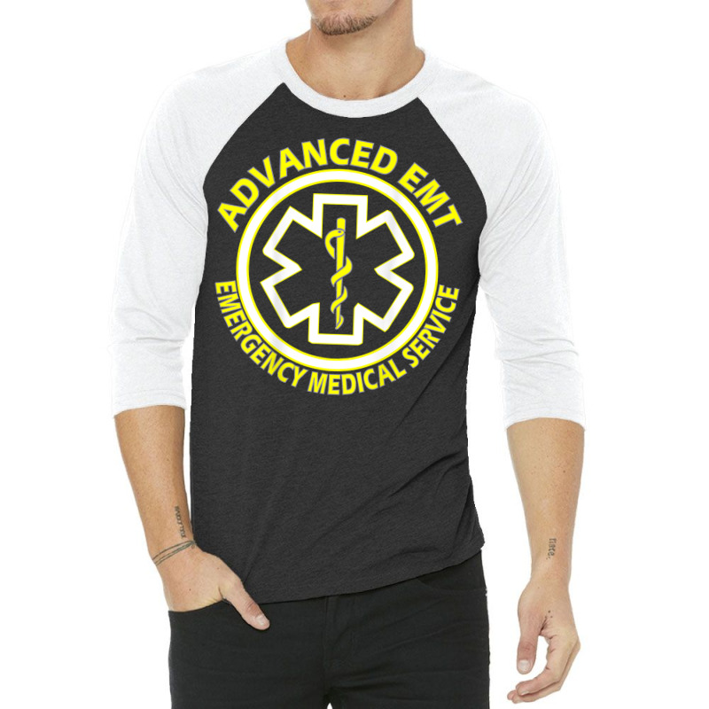 Advanced Emergency Medical Technicians (aemt) Kit Back Print T Shirt 3/4 Sleeve Shirt | Artistshot