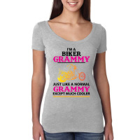 Biker Grammy... Women's Triblend Scoop T-shirt | Artistshot