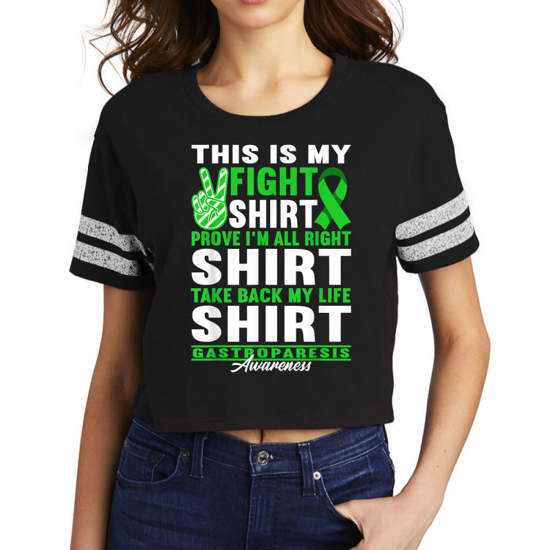 Fight Shirt I Digestive Tract Paralysis I Gastroparesis T Shirt Scorecard Crop Tee by kasaqcsegurc | Artistshot