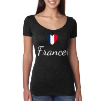 French Pride, France Travel, Love France, Paris France Flag T Shirt Women's Triblend Scoop T-shirt | Artistshot