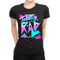 1980's Style Totally Rad 80s Casual  V.10.1 Tank Top Ladies Fitted T-shirt | Artistshot