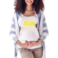 Head Start Teacher Funny Space Backside Design T Shirt Maternity Scoop Neck T-shirt | Artistshot