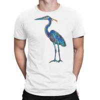 Pop Art Wildlife Popart Blue Illustration Herring Gull Bird T Shirt T-shirt | Artistshot