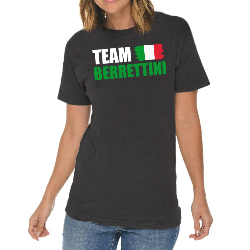 Team Matteo Berrettini Vintage T-shirt | Artistshot