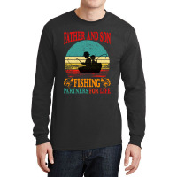 Father Son Fishing Partners For Life Vintage Long Sleeve Shirts | Artistshot