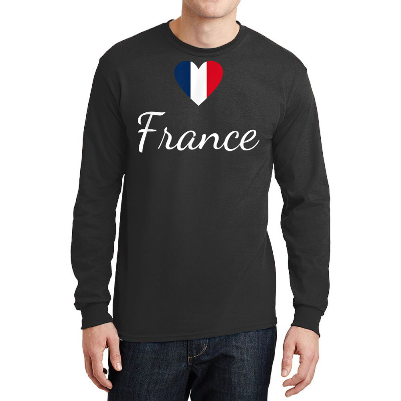 French Pride, France Travel, Love France, Paris France Flag T Shirt Long Sleeve Shirts by belewomritans | Artistshot