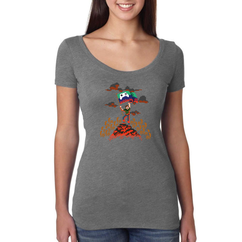 8 Bit Revolutionary Women's Triblend Scoop T-shirt by DitreamX | Artistshot