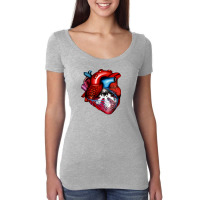 All Seeing Heart Women's Triblend Scoop T-shirt | Artistshot