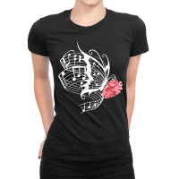 Music Butterfly Music Note Music Teacher Lover T Shirt Ladies Fitted T-shirt | Artistshot