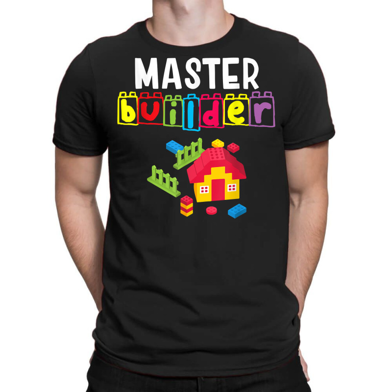 Master Builder   Building Blocks   Brick Builders Toys Gift T Shirt T-shirt | Artistshot