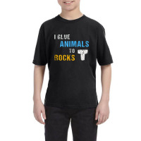 Saltwater Aquariumsaltwater Aquarium Fish Tank I Glue Animals To Rocks Youth Tee | Artistshot