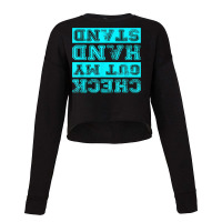 Check Out My Handstand Gymnastics T Shirt Cropped Sweater | Artistshot