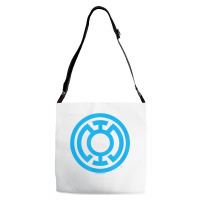 Green Lantern Light Blue Emblem T Shirt Adjustable Strap Totes | Artistshot