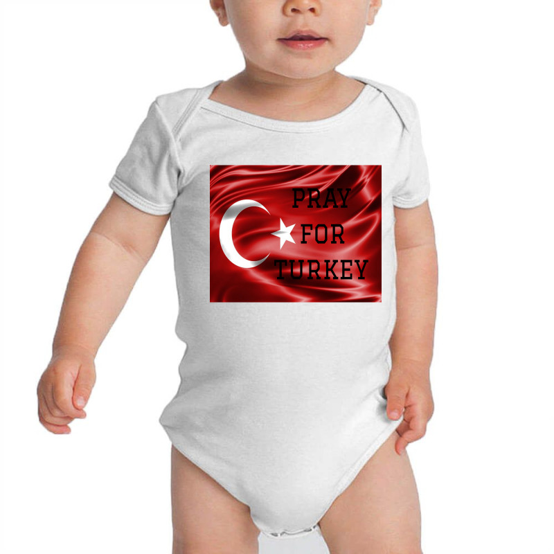 Pray For Turkey Baby Bodysuit by ŞEN | Artistshot