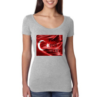 Pray For Turkey Women's Triblend Scoop T-shirt | Artistshot