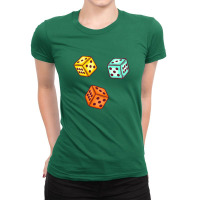 Ludo Dice Game Ladies Fitted T-shirt | Artistshot