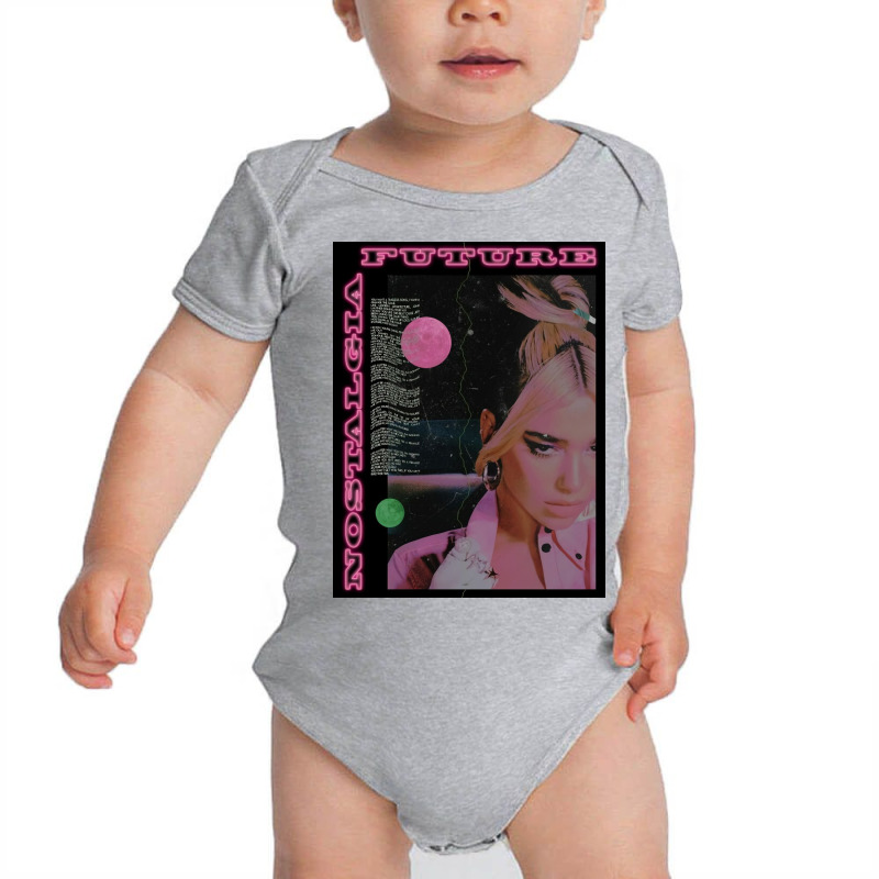 Dua Lipa Nostalgia Future Baby Bodysuit by Mabel L | Artistshot