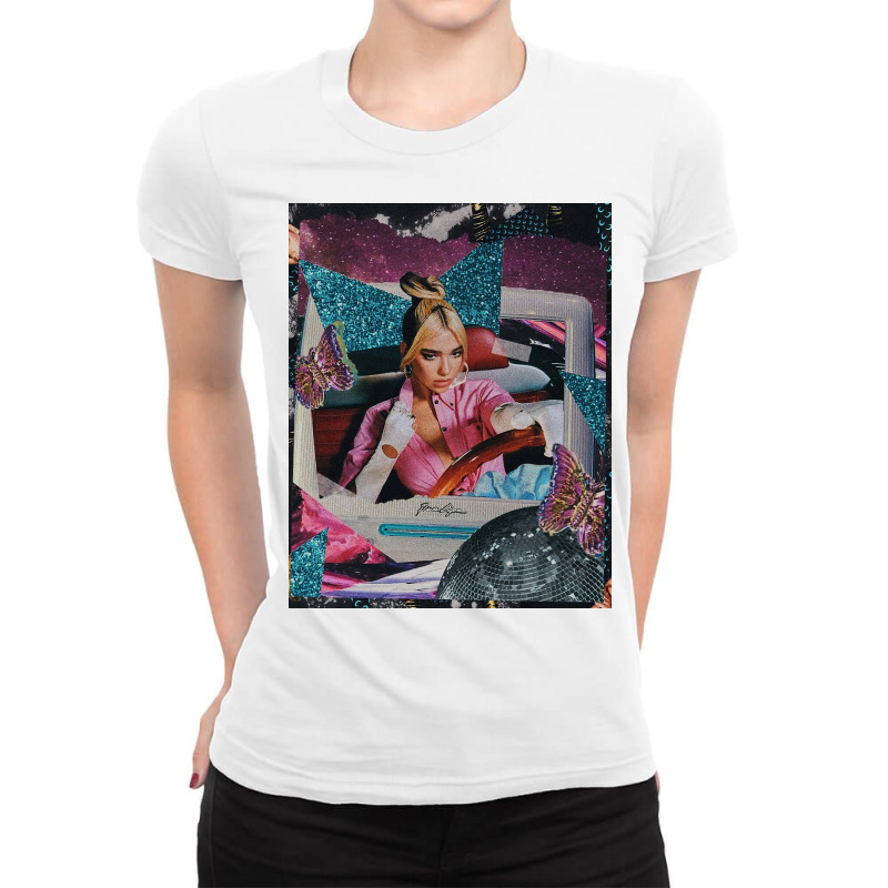 Dua Lipa Driving Ladies Fitted T-Shirt by Mabel L | Artistshot