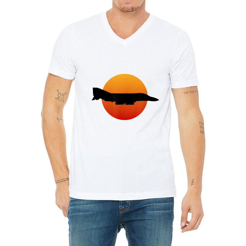 F 4 Phantom Aircraft Military History Lovers V-neck Tee | Artistshot