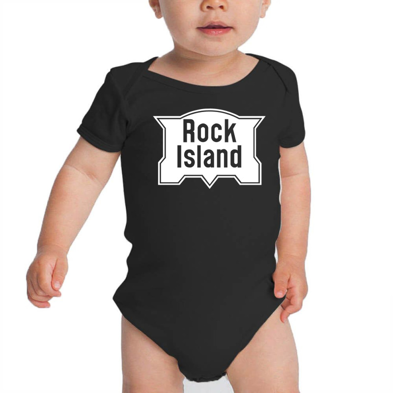 Rock Island Line Railroad Baby Bodysuit by radmadhi | Artistshot