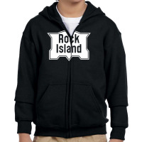 Rock Island Line Railroad Youth Zipper Hoodie | Artistshot