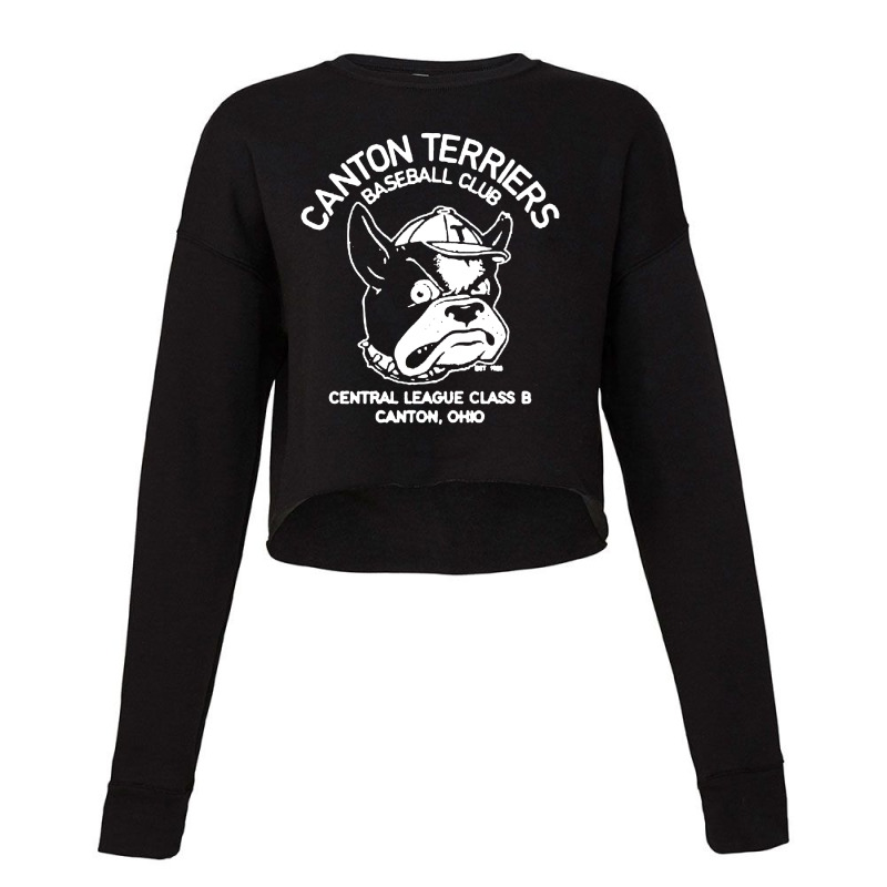 Canton Terriers Retro Baseball Cropped Sweater | Artistshot