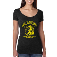 Canton Terriers Retro Baseball Women's Triblend Scoop T-shirt | Artistshot