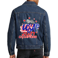 Nations League Usa 2021 Premium Men Denim Jacket | Artistshot