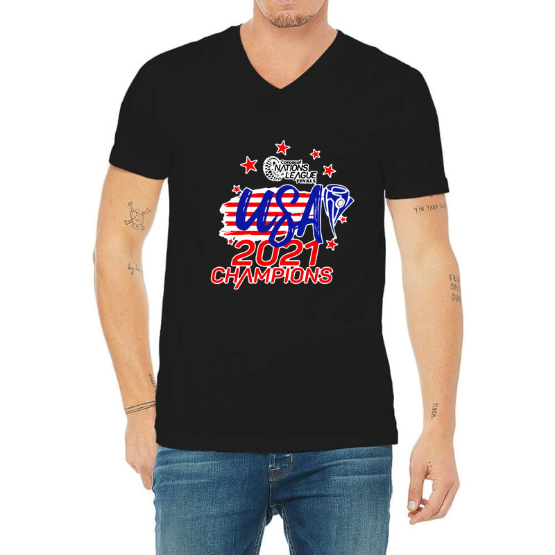 Nations League Usa 2021 Premium V-neck Tee | Artistshot