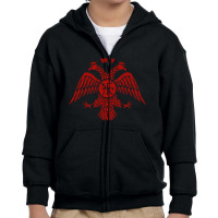 Roman Byzantine Flag Youth Zipper Hoodie | Artistshot