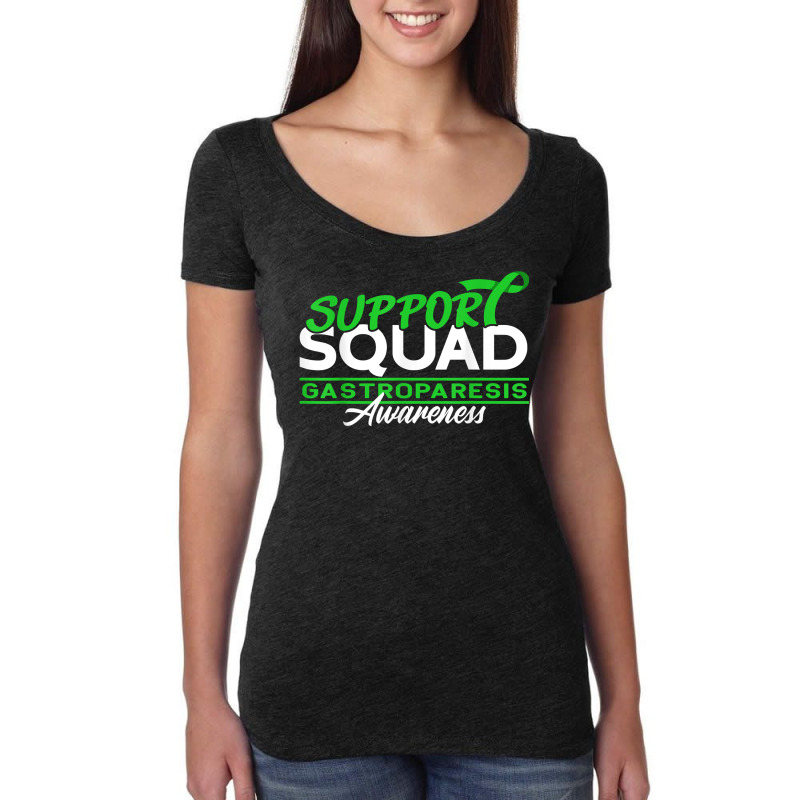 Support Squad I Digestive Tract Paralysis I Gastroparesis T Shirt Women's Triblend Scoop T-shirt by kasaqcsegurc | Artistshot