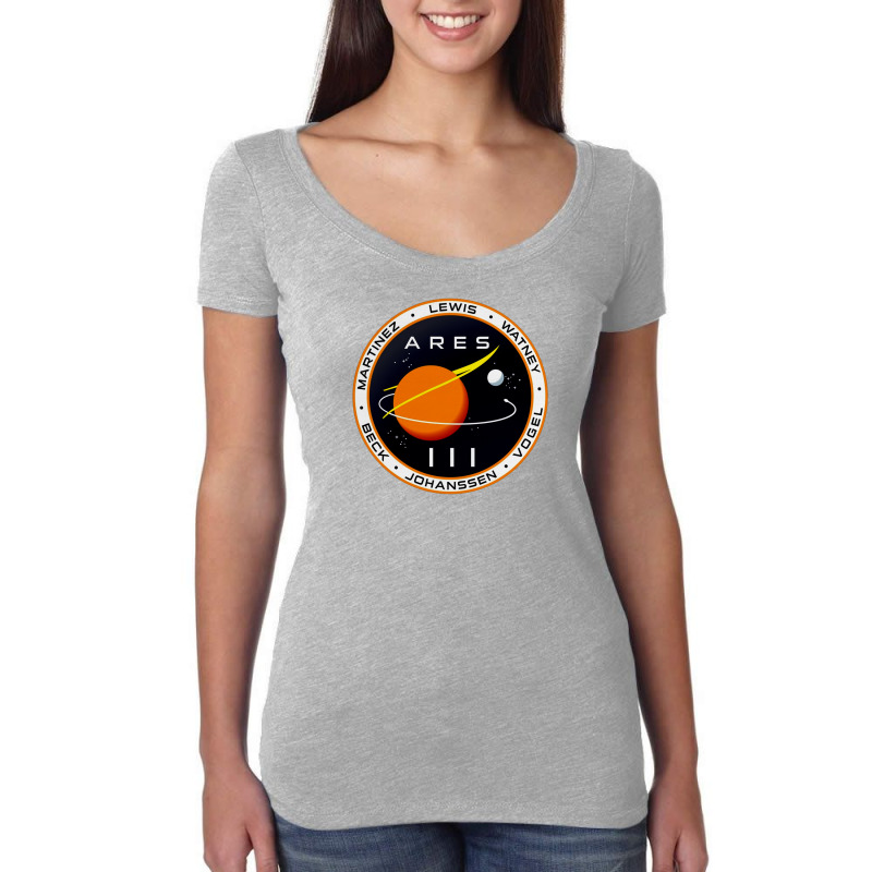 Ares 3 Mission To Mars The Martian Women's Triblend Scoop T-shirt by TheSamsat | Artistshot