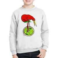 Kiwi Riding A Bike Youth Sweatshirt | Artistshot
