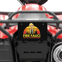 Fire Fauci Flip Flopping Atv License Plate | Artistshot