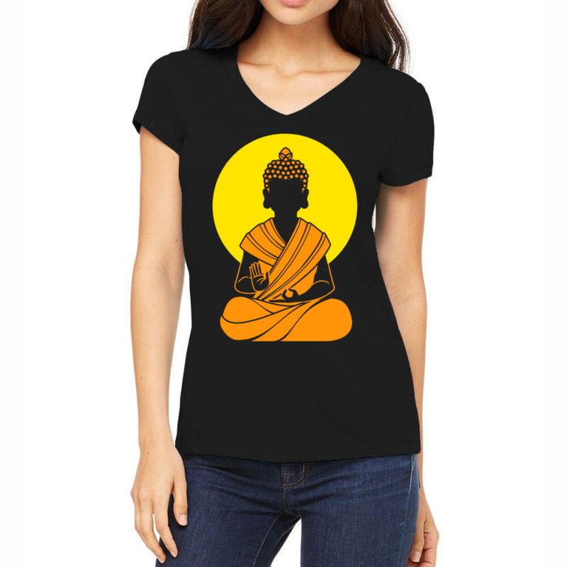 Buddha Buddhism Buddhist Women's V-neck T-shirt | Artistshot